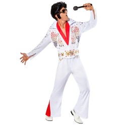 Fantasia Elvis Presley Masculino Adulto Medio
