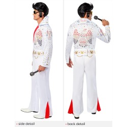 Fantasia Elvis Presley Masculino Adulto Medio