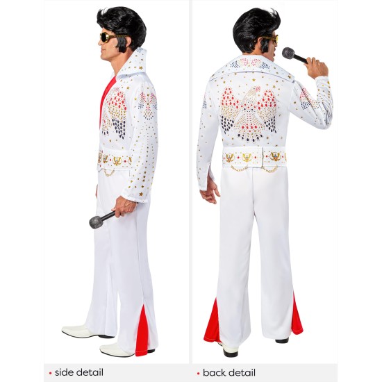 Fantasia Elvis Presley Masculino Adulto Medio Fantasia Elvis Presley Masculino Adulto Medio