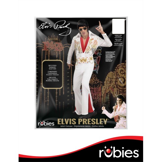 Fantasia Elvis Presley Masculino Adulto Medio Fantasia Elvis Presley Masculino Adulto Medio