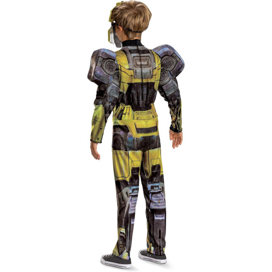 Fantasia Bumblebee Músculos Transformers Infantil