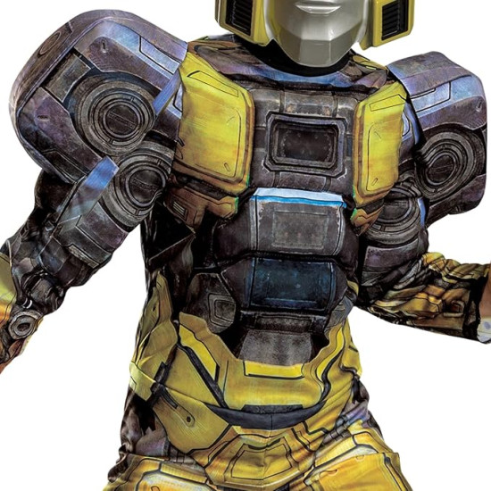 Fantasia Bumblebee Músculos Transformers Infantil