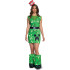 Fantasia Creeper Minecraft Luxo Feminino