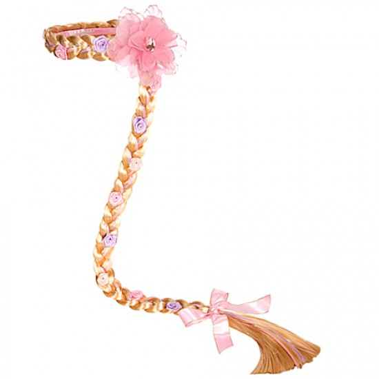 Fantasia Infantil Rapunzel Enrolados Trança