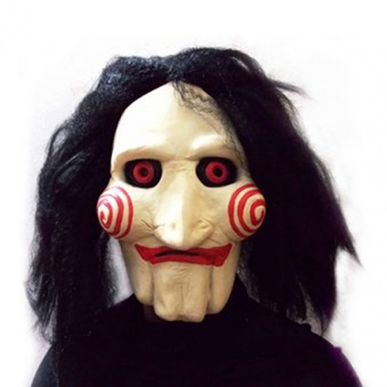 Máscara Adulto Billy de Jogos Mortais Saw Jigsaw Clássica Máscara Adulto Billy de Jogos Mortais Saw Jigsaw Clássica