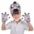 Máscara e Luvas de  Zebra