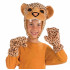 Máscara e Luvas Leopardo