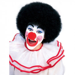 Peruca Preta de Palhaço