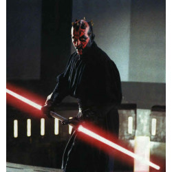 Sabre de Luz Vermelho Darth Maul Colecionadores Lamina Removível Star Wars
