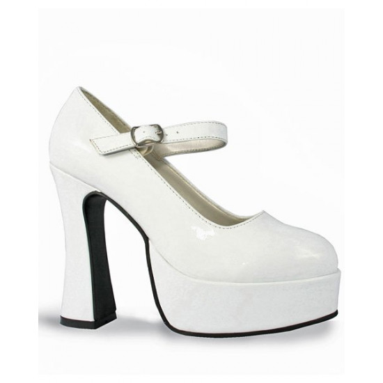 Sapato Alto Adulto Feminino Branco Sexy