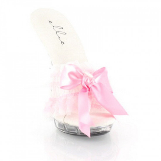 Sapato Transparente Acrílico Adulto Babydoll Rosa Sapato Transparente Acrílico Adulto Babydoll Rosa