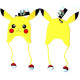 Touca Capuz do Pokemon Pikachu Touca Capuz do Pokemon Pikachu