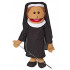 Boneco Fantoche Ventríloquo Freira Luxo