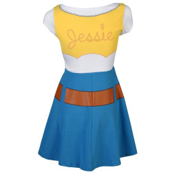 Vestido Fantasia Jessie Toy Story Adolescente Luxo