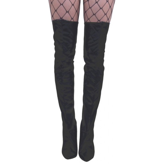 Capa Imitando Botas Altas Pretas