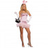 Fantasia Adulto Feminino Coelhinha Rosa Sexy