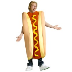 Fantasia Adulto Hot Dog Cachorro Quente Prestige Fantasia Adulto Hot Dog Cachorro Quente Prestige