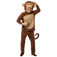 Fantasia Adulto Macaco Luxo