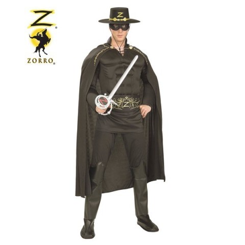 Fantasia Adulto Masculina Zorro Don Juan Luxo Fantasia Adulto Masculina Zorro Don Juan Luxo