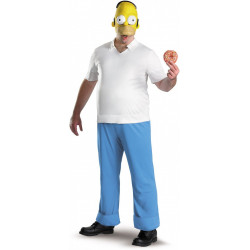 Fantasia Adulto Os Simpsons Homer Luxo