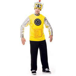 Fantasia Adulto Plex o Robô Amarelo Yo Gabba Gabba