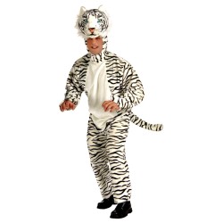 Fantasia Adulto Tigre Branco Luxo Fantasia Adulto Tigre Branco Luxo