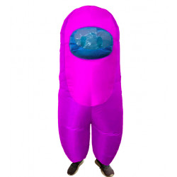 Fantasia Among Us Impostor Lilas Adulto   