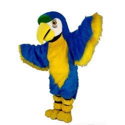 Fantasia Arara Azul Mascote Clássica