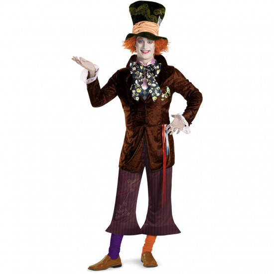 Fantasia Chapeleiro Maluco Adulto Alice no País das Maravilhas Fantasia Chapeleiro Maluco Adulto Alice no País das Maravilhas