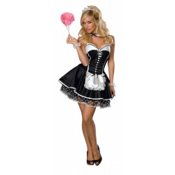 Fantasia Faxineira Maid Luxo Sexy