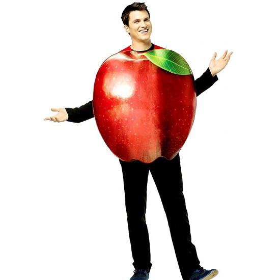 Fantasia Fruta Maça Adulto Fantasia Fruta Maça Adulto