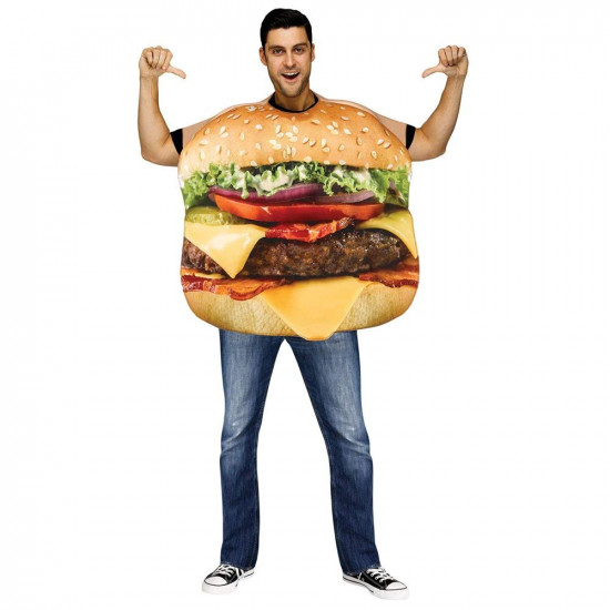 Fantasia Hamburger Luxo Clássico Fantasia Hamburger Luxo Clássico