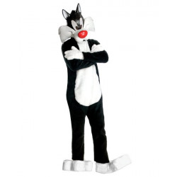 Fantasia Mascote Adulto do Gato Frajola da Looney Tunes