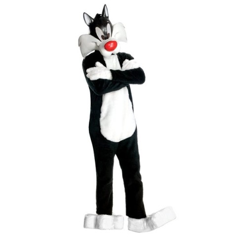 Fantasia Mascote Adulto do Gato Frajola da Looney Tunes Fantasia Mascote Adulto do Gato Frajola da Looney Tunes