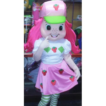Fantasia Mascote Adulto Moranguinho Luxo Fantasia Mascote Adulto Moranguinho Luxo