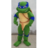 Fantasia Mascote Leonardo Tartaruga Ninja