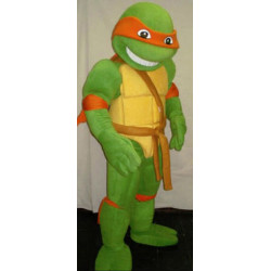 Fantasia Mascote Michelangelo Tartaruga Ninja