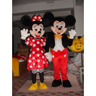 Fantasia Mascote Mickey Minnie Super Luxo