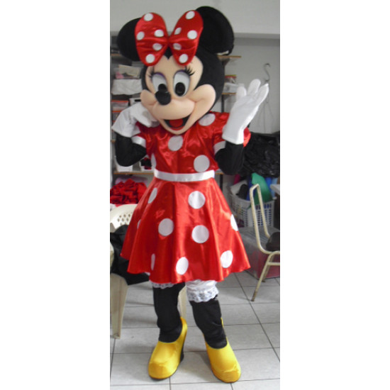 Fantasia Mascote Minnie Super Luxo