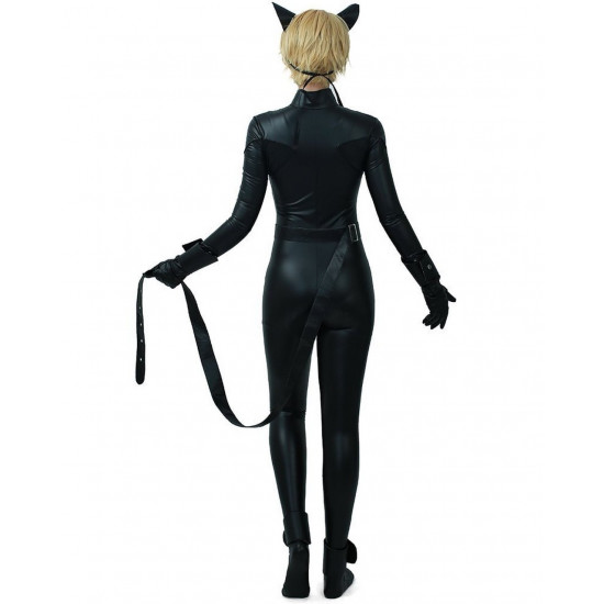 Fantasia Cat Noir Adulto Luxo Miraculus Lady Bug