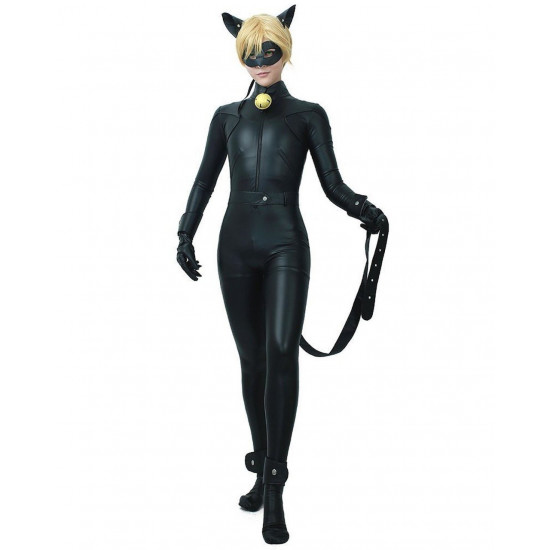 Fantasia Miraculous Gato Adulto Luxo Fantasia Miraculous Gato Adulto Luxo