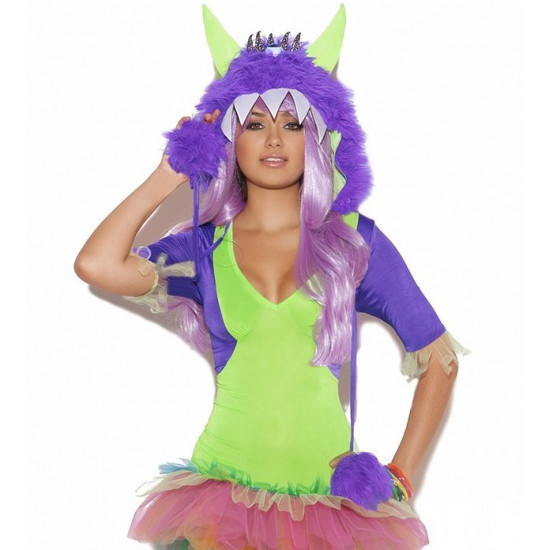 Fantasia Monstro Alegre Adulto Feminino Luxo