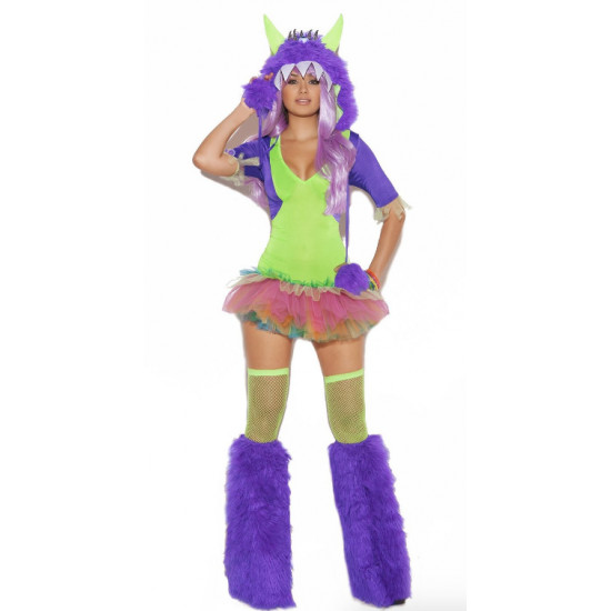 Fantasia Monstro Alegre Adulto Feminino Luxo