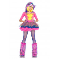Fantasia Monstro Colorido Adulto Feminino Luxo