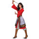 Fantasia Mulan Brilhante Clássica Adulto Super Luxo Fantasia Mulan Brilhante Clássica Adulto Super Luxo