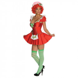 Fantasia Sexy Adulto Feminina Moranguinho Luxo