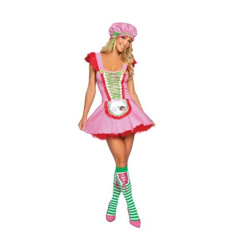 Fantasia Sexy Adulto Feminino Moranguinho Luxo Fantasia Sexy Adulto Feminino Moranguinho Luxo
