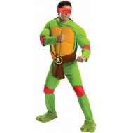 Fantasia Tartarugas Ninja Adulto Luxo Rafael com Músculos