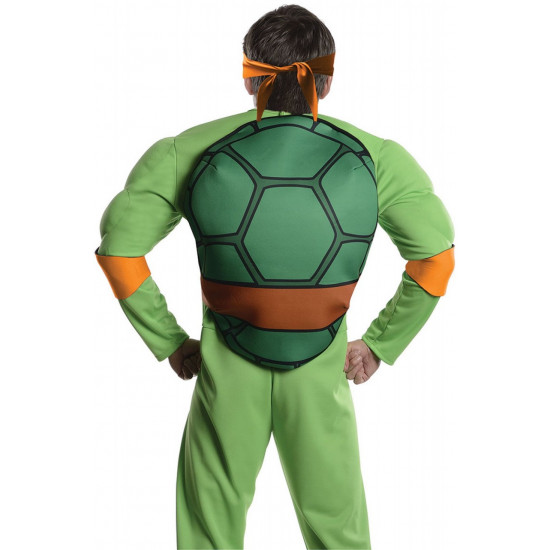 Fantasia Tartarugas Ninja Adulto Luxo Rafael com Músculos Fantasia Tartarugas Ninja Adulto Luxo Rafael com Músculos