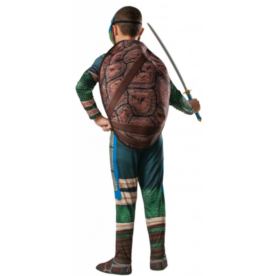 Fantasia Tartarugas Ninja Luxo Leonardo com Músculos Adulto Fantasia Tartarugas Ninja Luxo Leonardo com Músculos Adulto